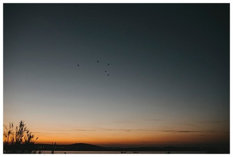 Coucher de soleil Villeneuve-Lès-Magalone