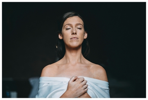 Irish Bride Getting Ready