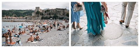 Les touristes à Collioure
