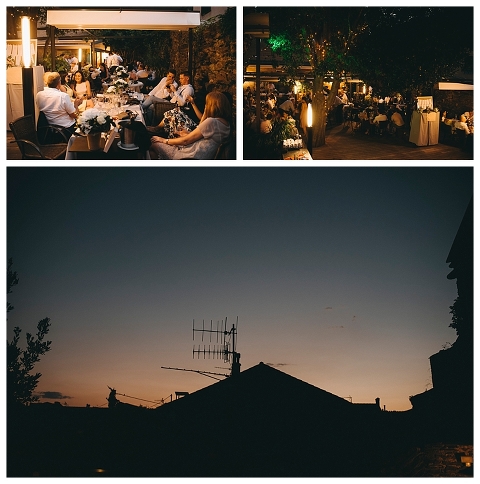 Le jardin de Collioure by night