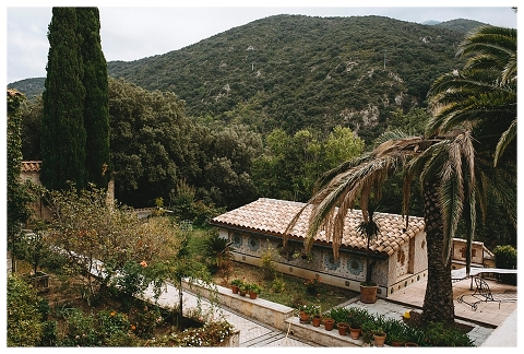 Vue depuis les gîtes les Arbousiers