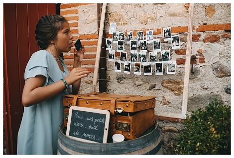 Polaroids Wedding Party