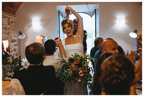Bride and groom Entrance