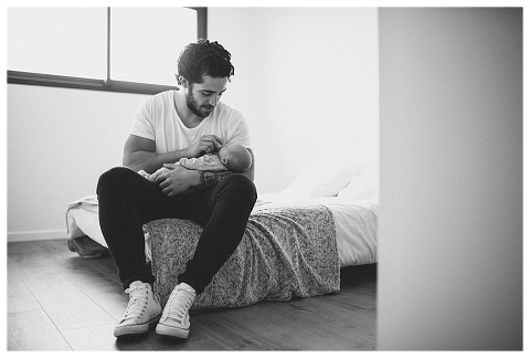 Newborn and dad session