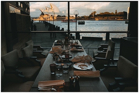 View of Sydney Opera from Park Hyatt Dining Room